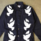 Vintage Custom Handmade Dove Peace Coveralls Jumpsuit Size 40T from propervintagecanada