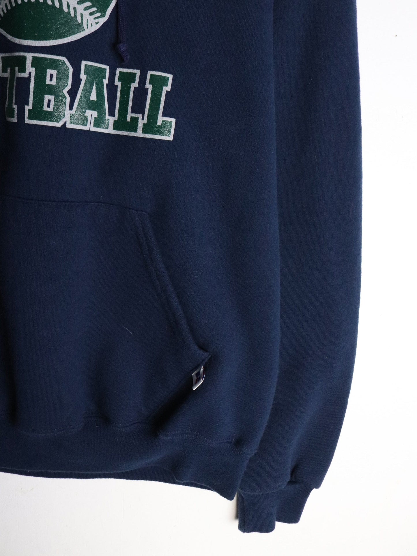 Vintage Dakota Softball Sweatshirt Mens Large Blue Hoodie from propervintagecanada