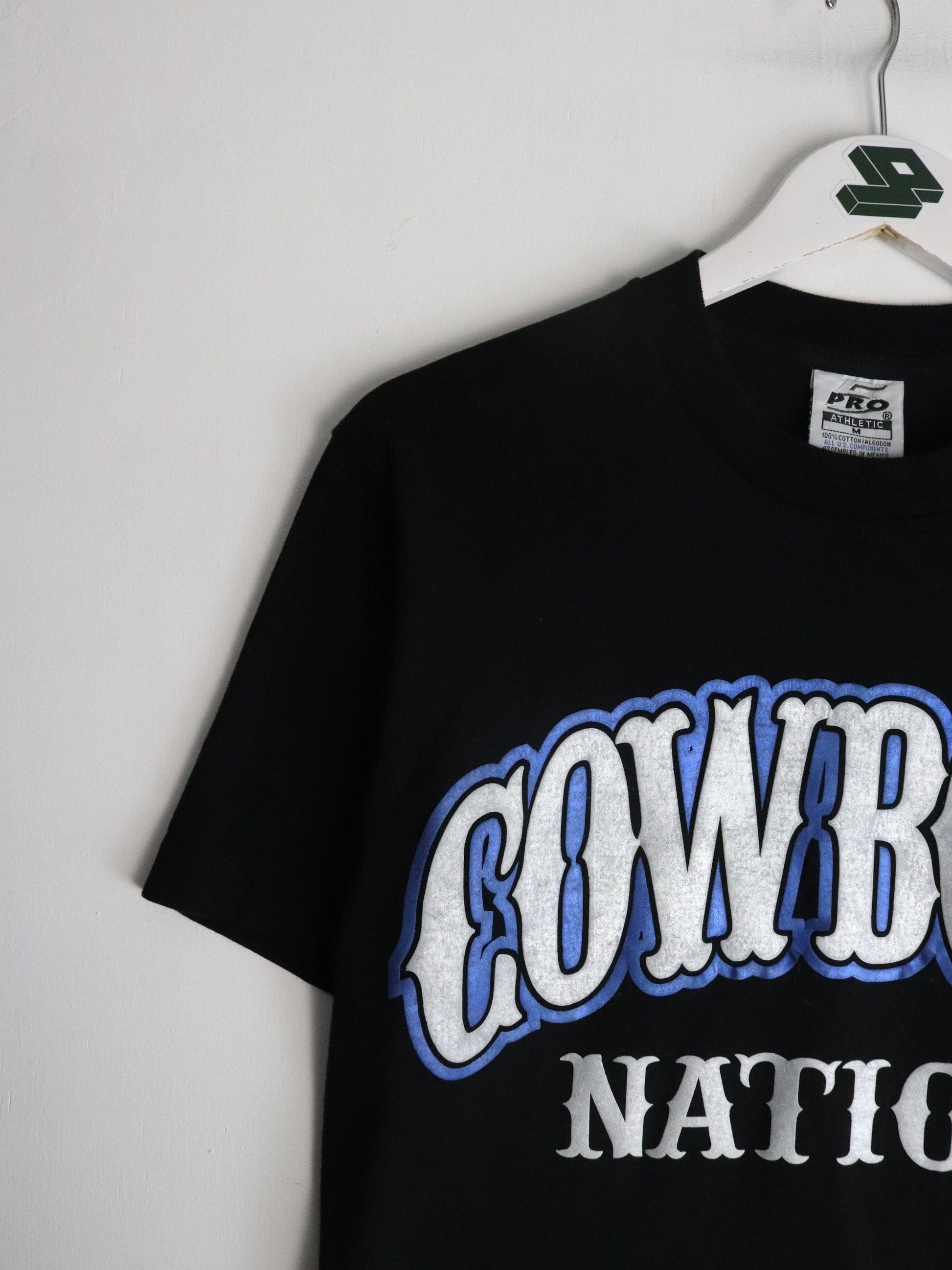 Vintage Dallas Cowboys T Shirt Mens Small Black from propervintagecanada