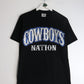 Vintage Dallas Cowboys T Shirt Mens Small Black from propervintagecanada