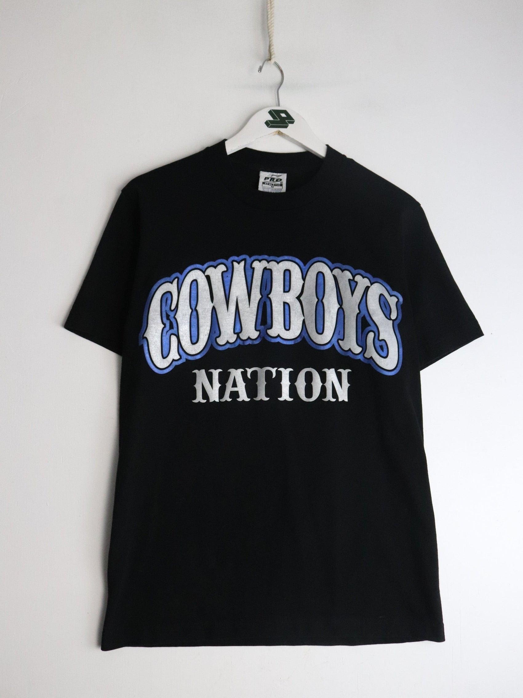 Vintage Dallas Cowboys T Shirt Mens Small Black from propervintagecanada
