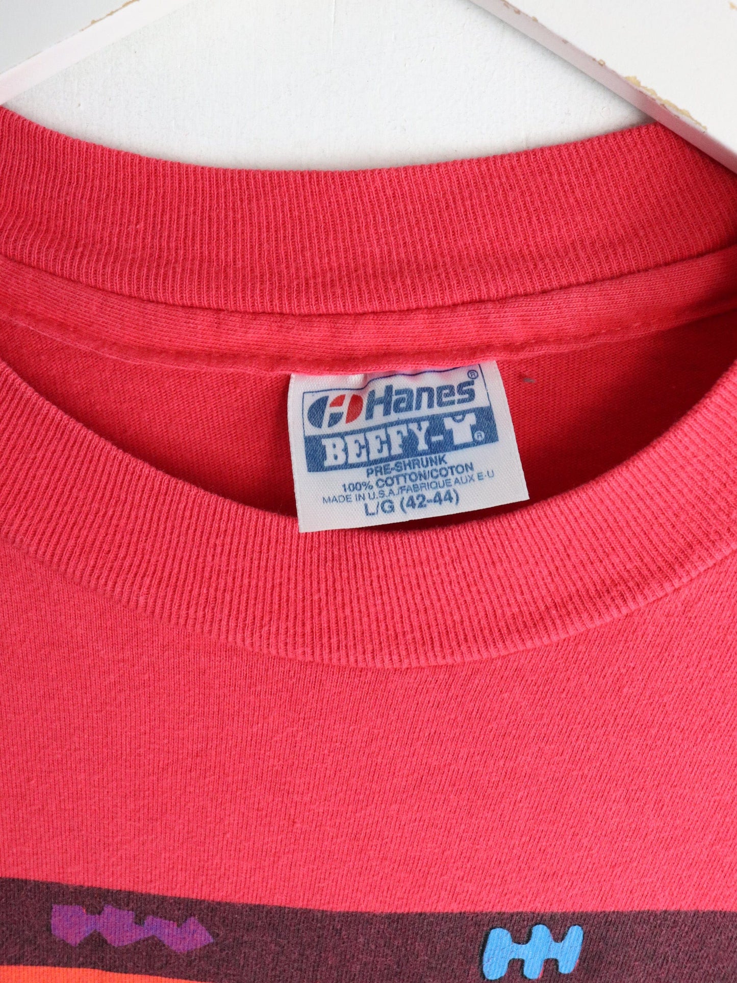 Vintage Dallas T Shirt Mens Large Red