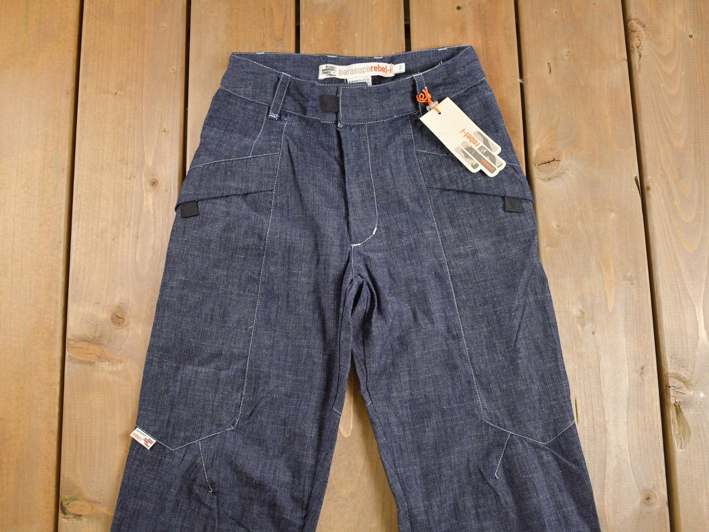 Vintage Deadstock 1997 Parasuco Flared Lowrise Y2K Style Jeans Men's 26 x 32 from propervintagecanada