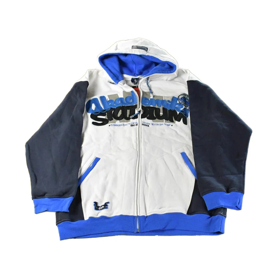 Vintage Deadstock Y2K Akademiks Stadium Embroidered Hoodie & Pants Set Men's 2XL from propervintagecanada