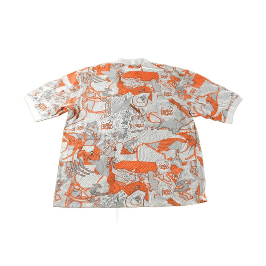 Vintage Deadstock Y2K Artful Dodger All Over Print Polo Shirt Men's 3XL from propervintagecanada