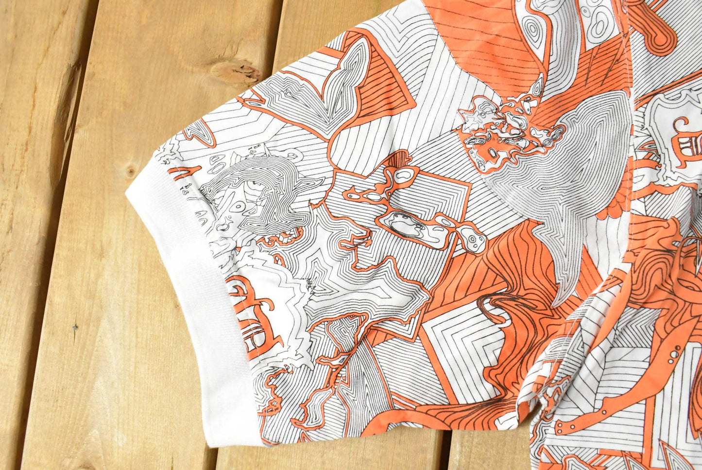 Vintage Deadstock Y2K Artful Dodger All Over Print Polo Shirt Men's 3XL from propervintagecanada