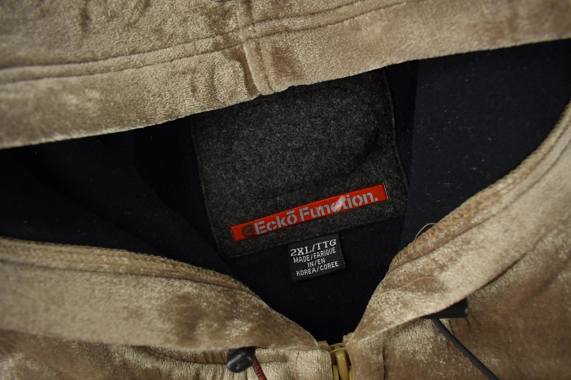Vintage Deadstock Y2K Ecko Function Velour Hooded Jacket Men's 2XL from propervintagecanada