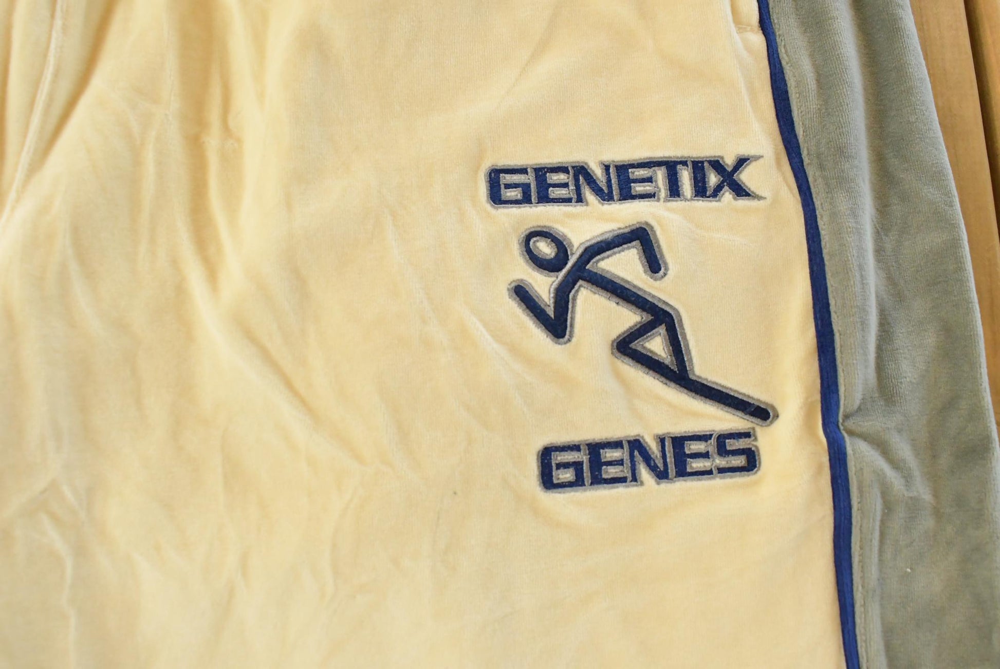 Vintage Deadstock Y2K Genetix Embroidered Velour Sweater & Sweatpants Set Men's 3XL from propervintagecanada