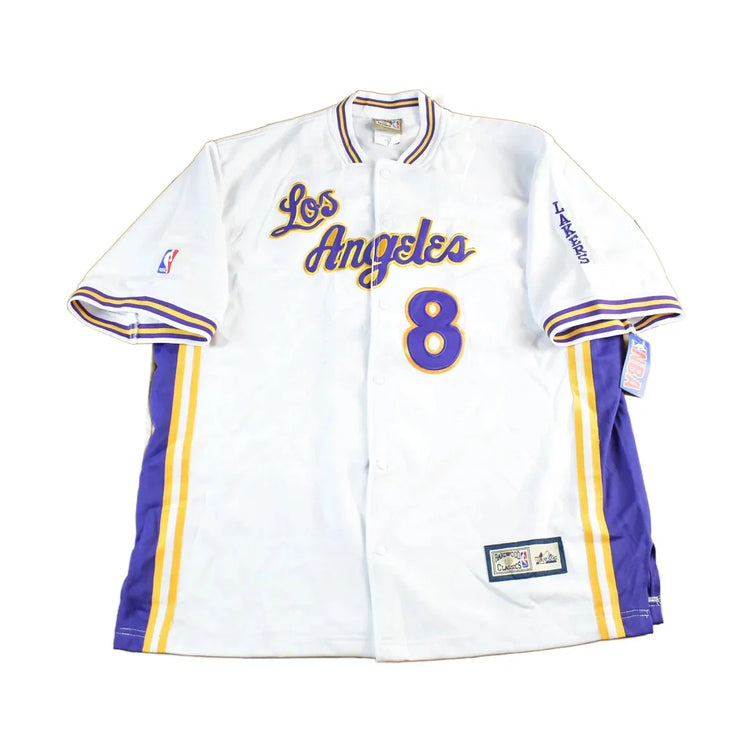 Vintage Deadstock Y2K Los Angles Lakers Warm Up Jersey Men's XL from propervintagecanada