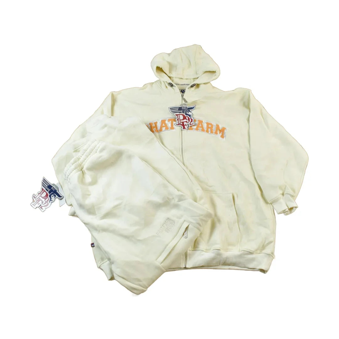 Vintage Deadstock Y2K Phat Farm Embroidered Hoodie & Pants Set Size XXXL from propervintagecanada