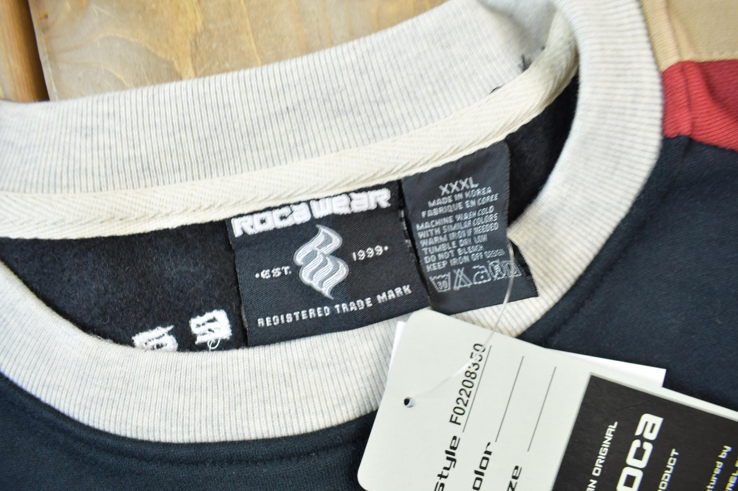 Vintage Deadstock Y2K Rocawear Embroidered Crewneck from propervintagecanada
