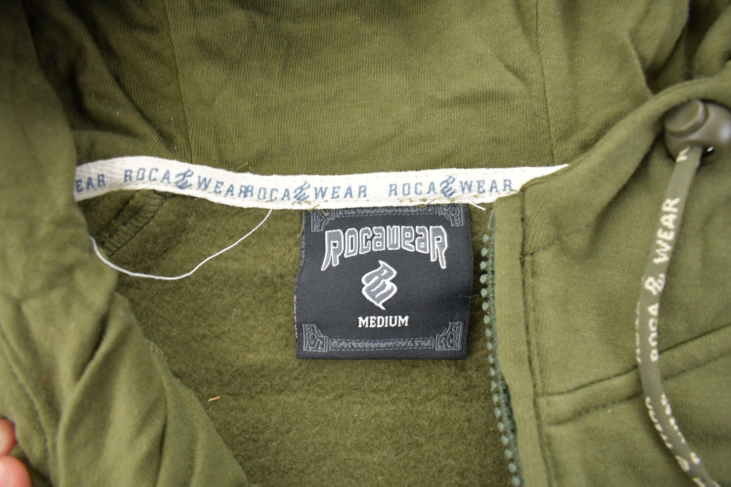 Vintage Deadstock Y2K Rocawear Embroidered Hoodie Men's Medium from propervintagecanada