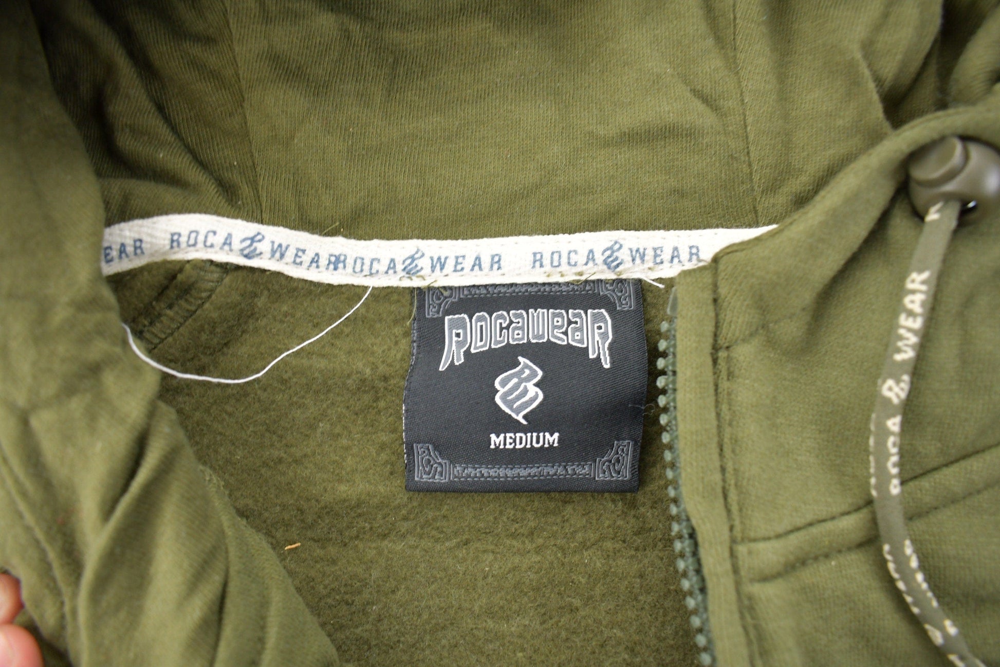 Vintage Deadstock Y2K Rocawear Embroidered Hoodie Men's Medium from propervintagecanada