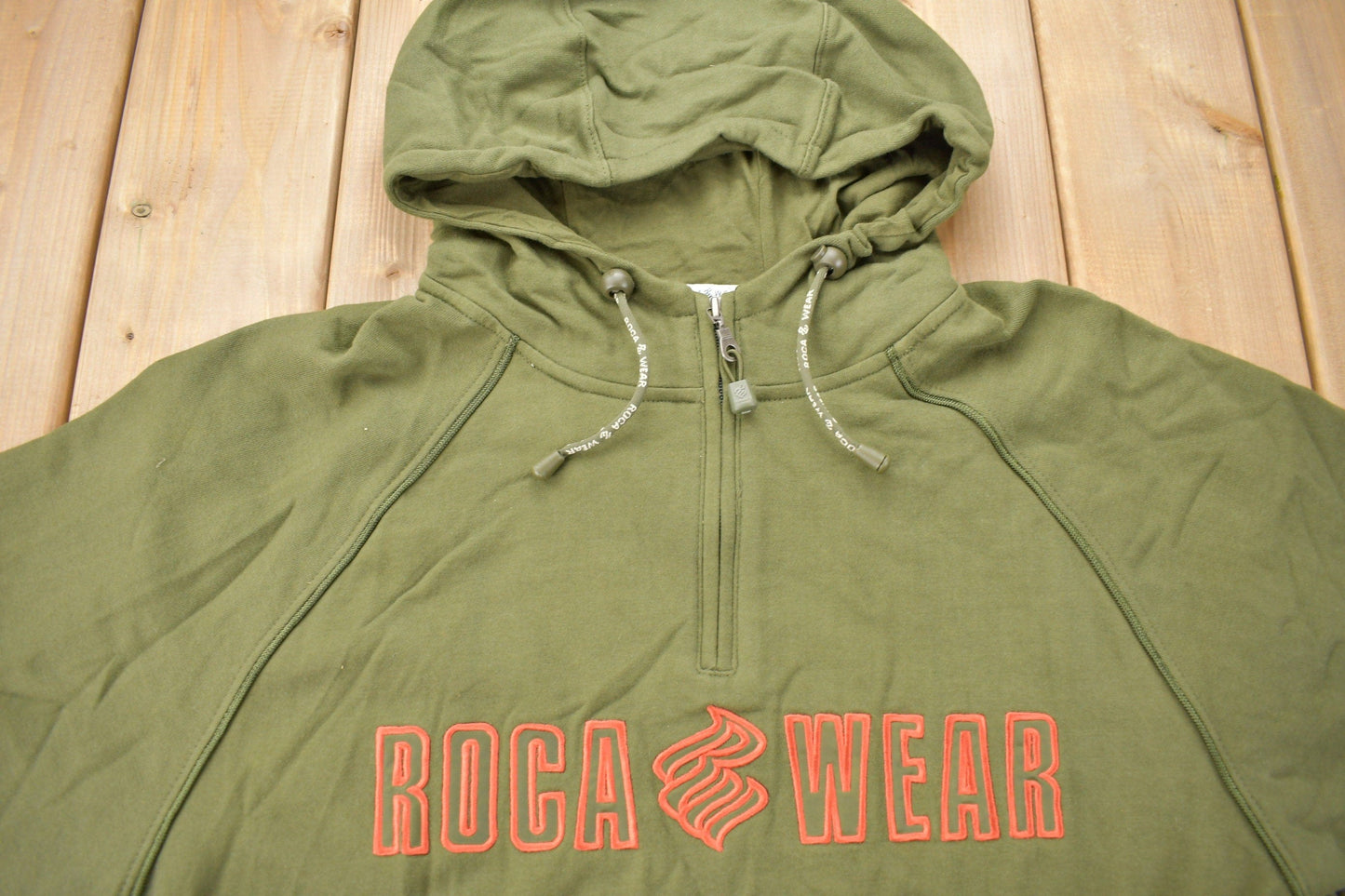 Vintage Deadstock Y2K Rocawear Embroidered Hoodie Men's Medium from propervintagecanada