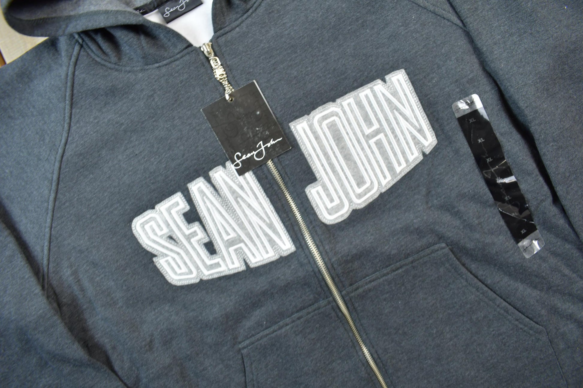 Vintage Deadstock Y2K Sean John Embroidered Hoodie & Pants Set Size XL from propervintagecanada