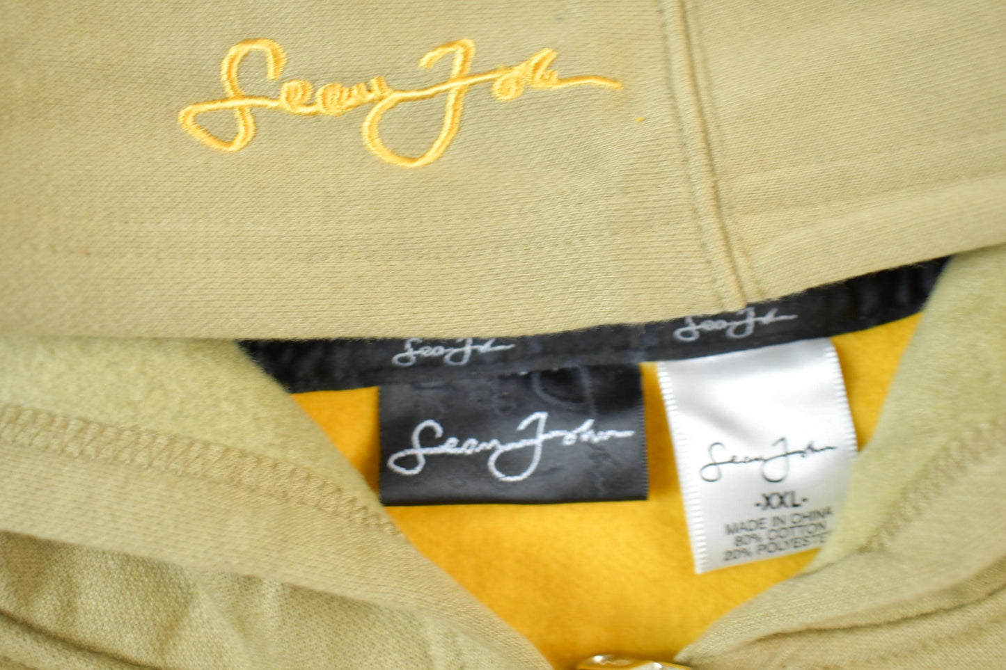 Vintage Deadstock Y2K Sean John Embroidered Hoodie & Pants Set Size XXL from propervintagecanada