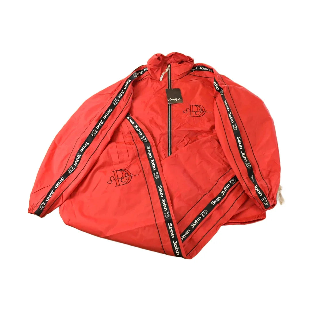 Vintage Deadstock Y2K Sean John Track Suit Windbreaker & Track Pants Set Men's XL from propervintagecanada