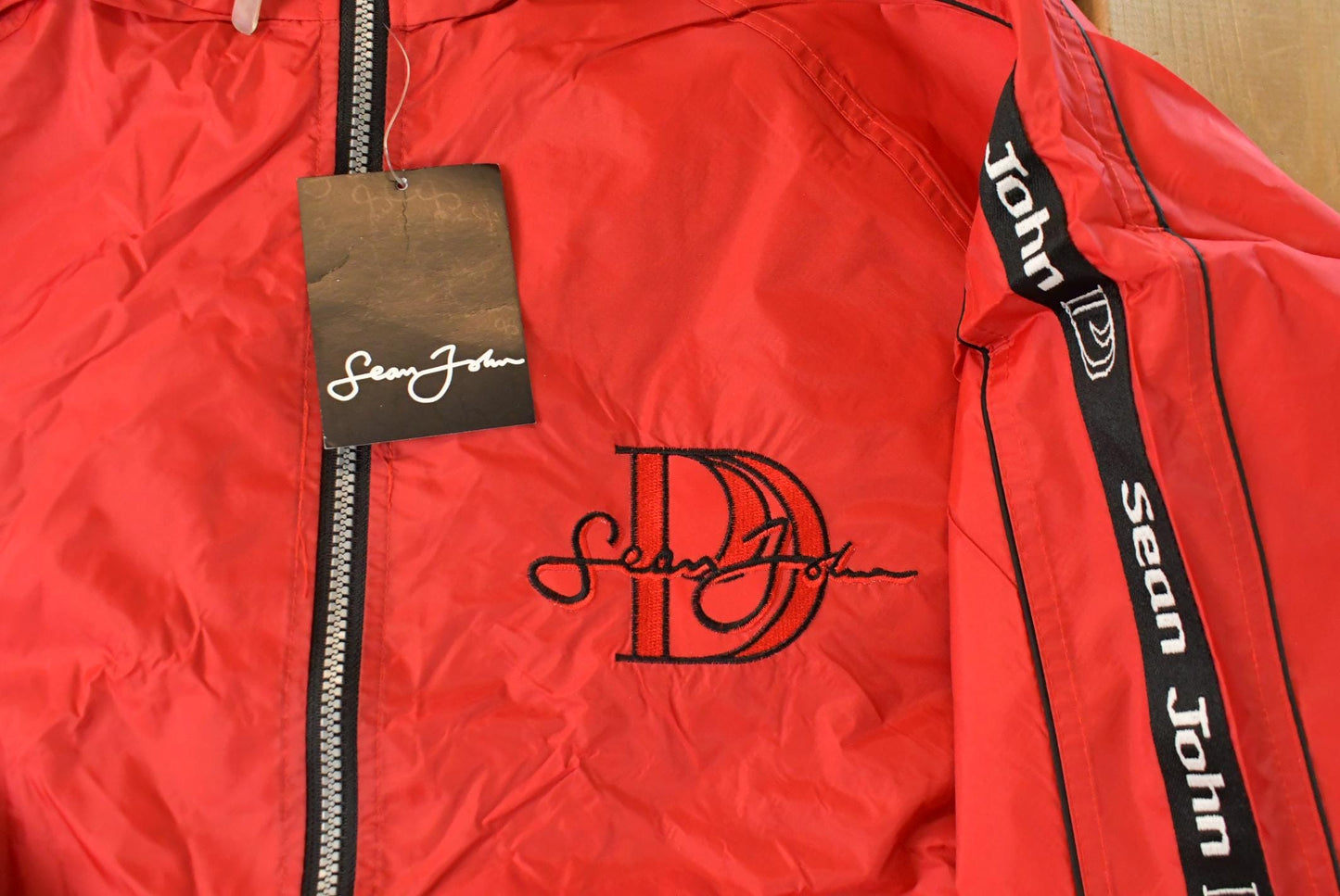Vintage Deadstock Y2K Sean John Track Suit Windbreaker & Track Pants Set Men's XL from propervintagecanada