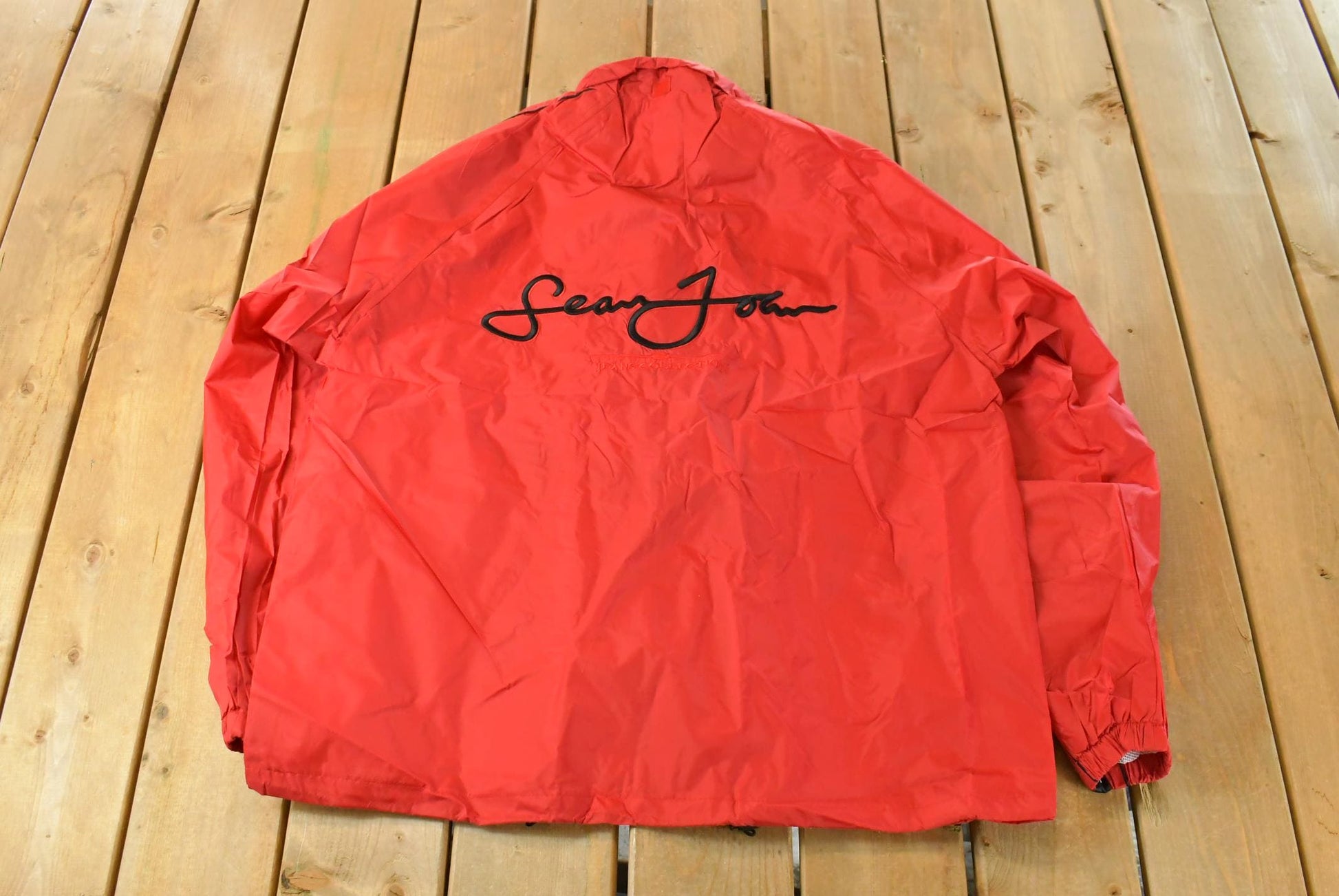 Vintage Deadstock Y2K Sean John Track Suit Windbreaker & Track Pants Set Men's XL from propervintagecanada