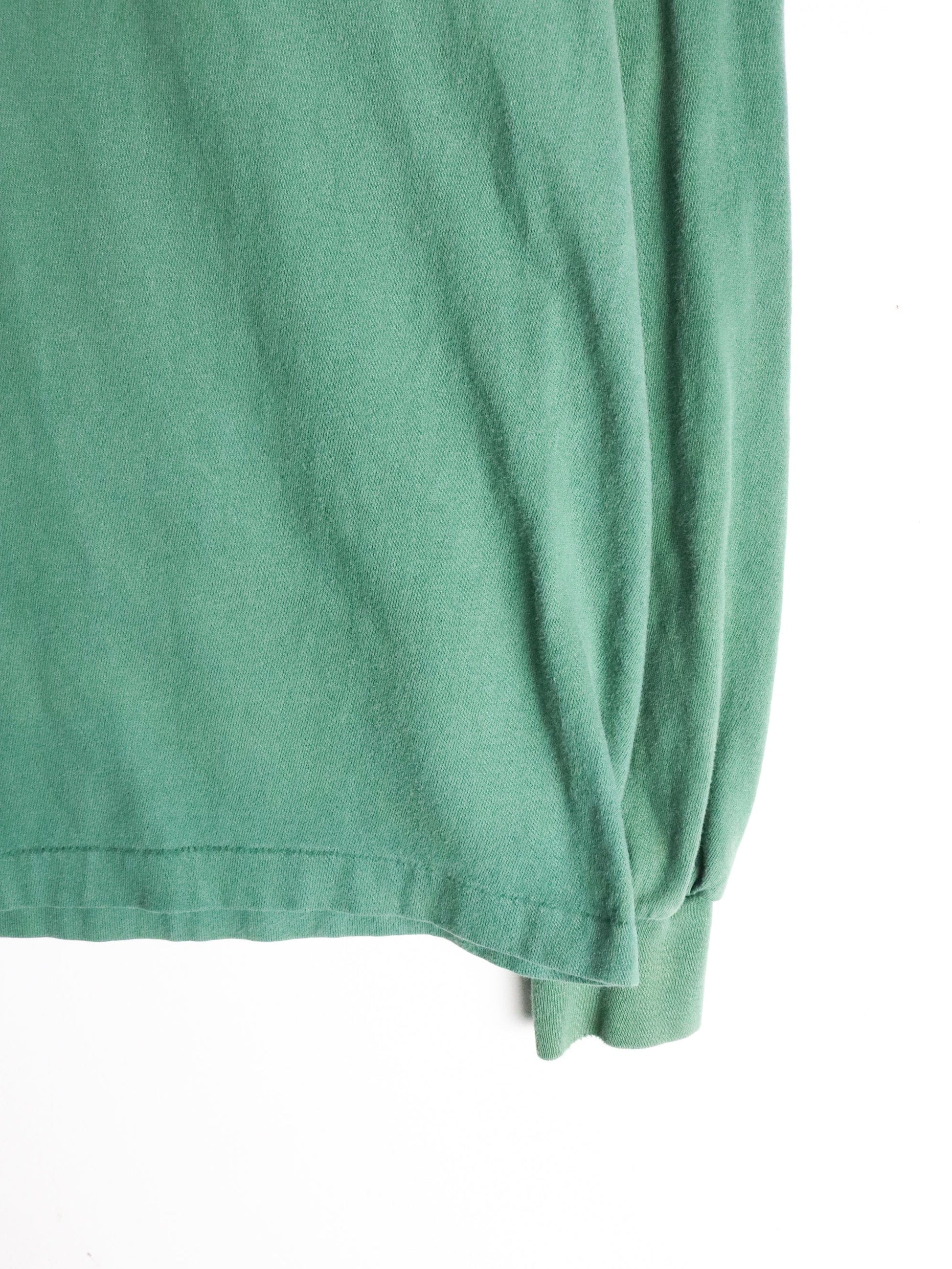 Vintage Deer Hunters Prayer T Shirt Mens Large Green Funny from propervintagecanada