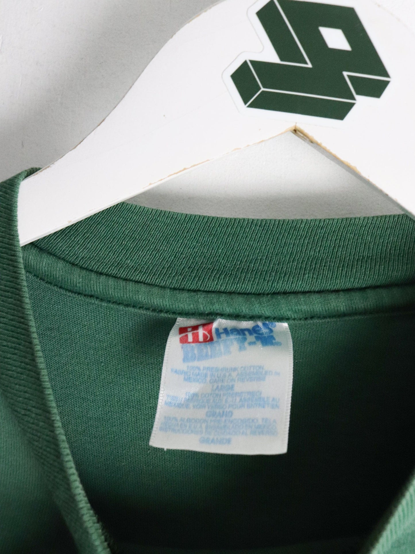 Vintage Deer Hunters Prayer T Shirt Mens Large Green Funny from propervintagecanada