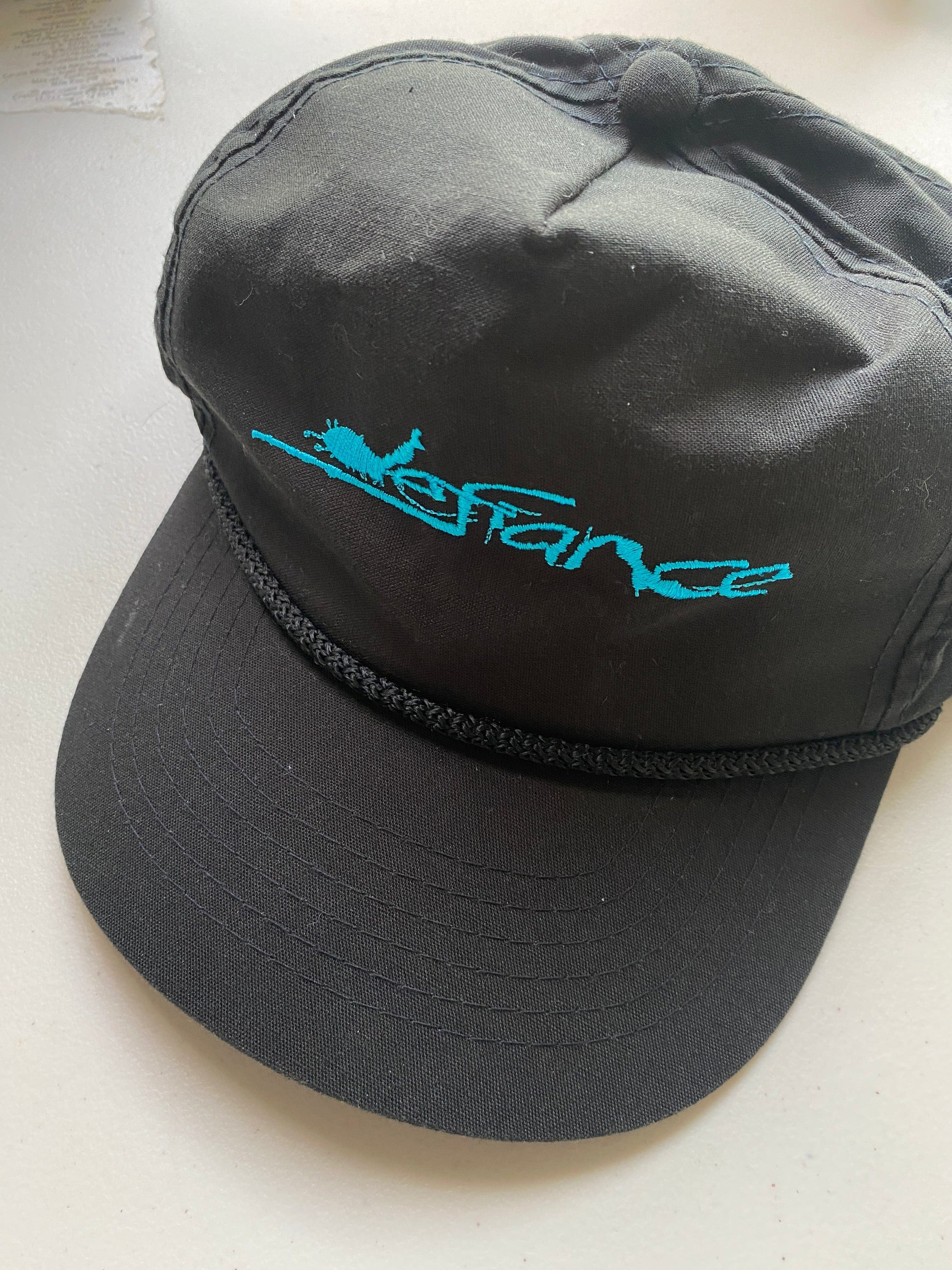 Vintage Defiance Hat Adult Black Snap Back from propervintagecanada