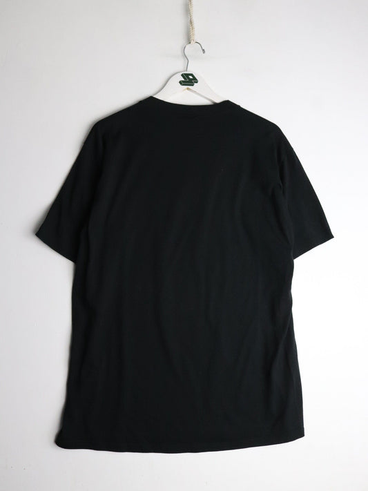 Vintage Detroit Basketball T Shirt Fits Mens Large Black 90s from propervintagecanada