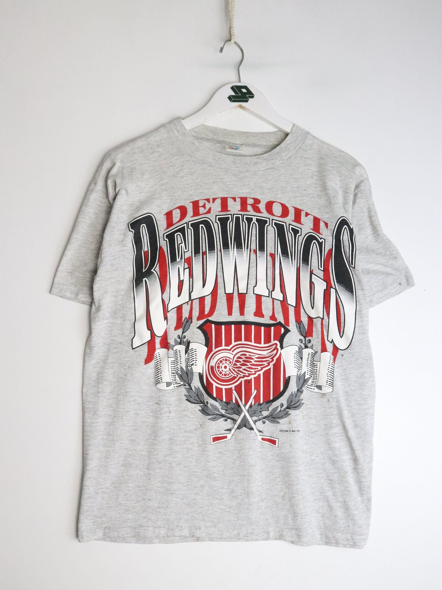 Vintage Detroit Red Wings T Shirt Mens Medium Grey from propervintagecanada