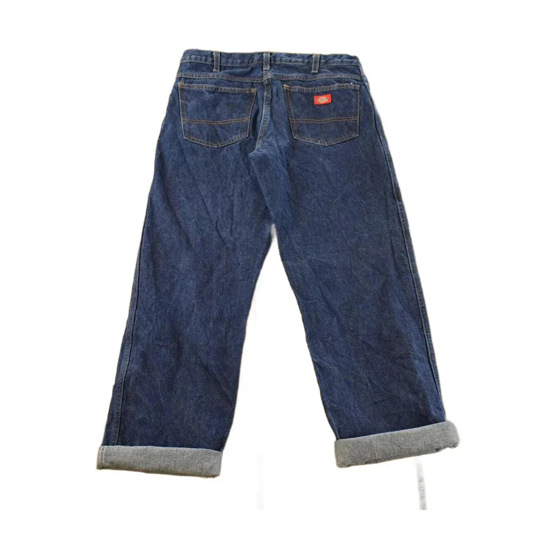 Vintage Dickies Denim Carpenter Jeans, Men's 34x30, Y2K Workwear from propervintagecanada