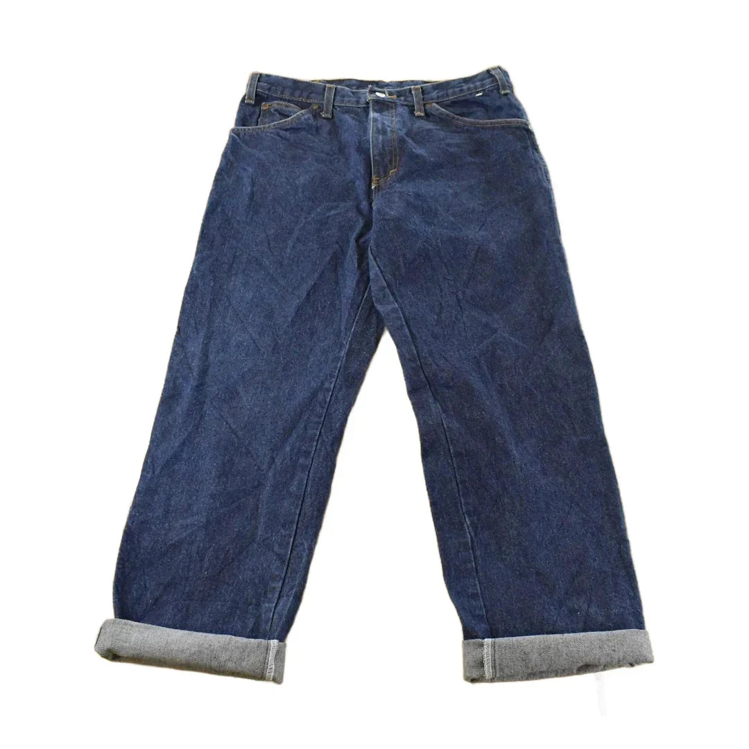 Vintage Dickies Denim Carpenter Jeans, Men's 34x30, Y2K Workwear from propervintagecanada