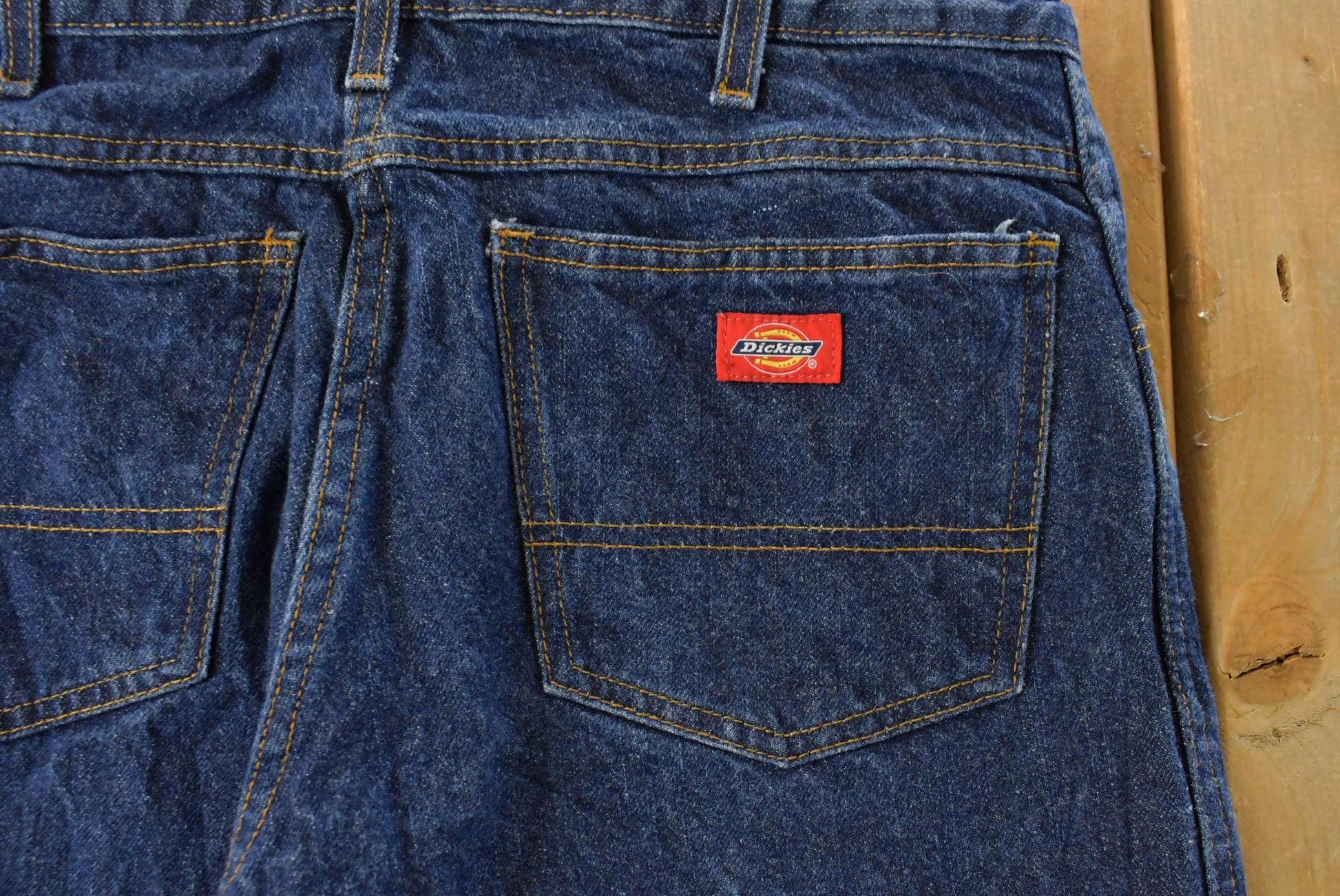 Vintage Dickies Denim Carpenter Jeans, Men's 34x30, Y2K Workwear from propervintagecanada
