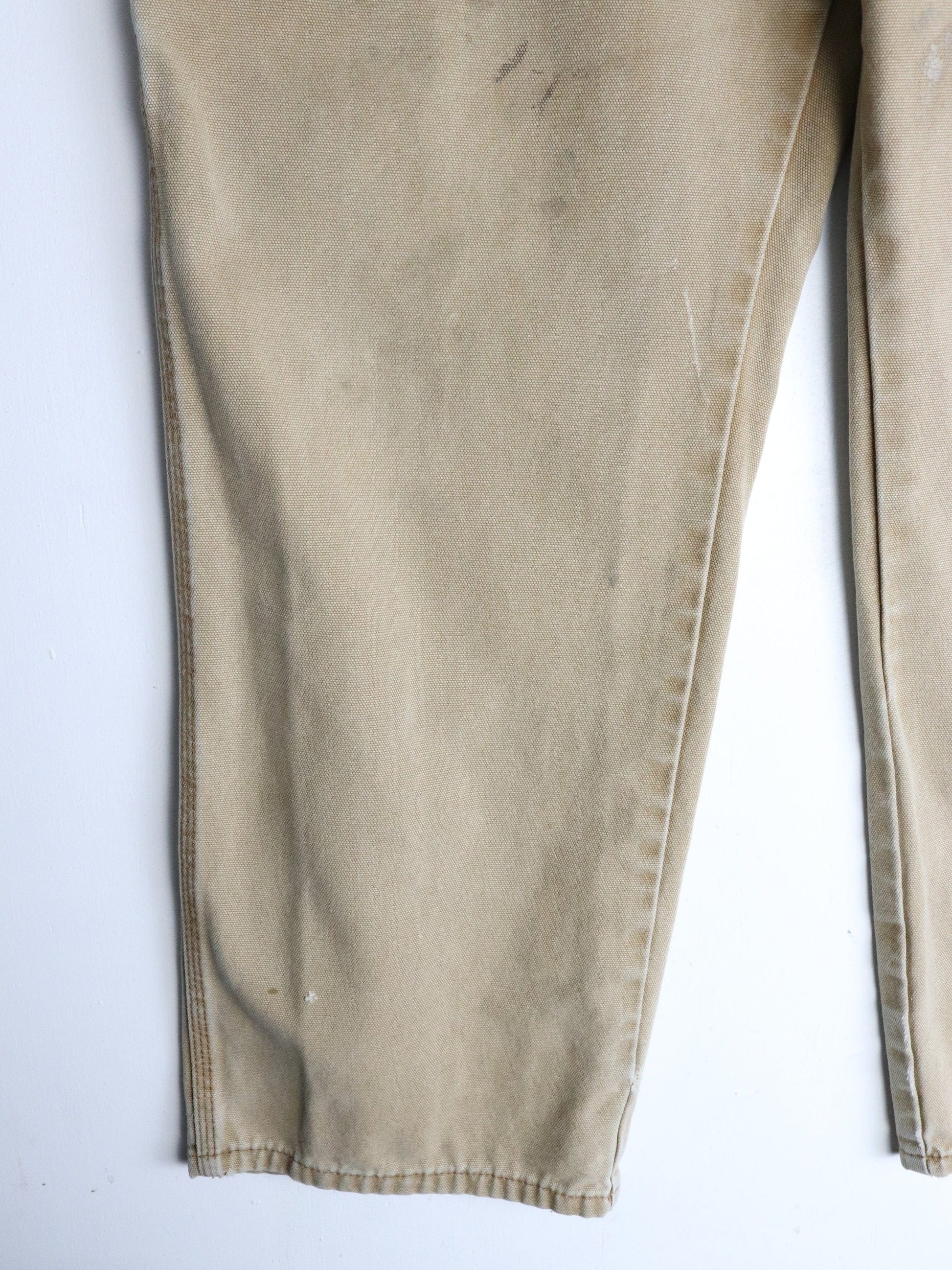 Vintage Dickies Pants Mens 36 x 30 Beige Work Wear from propervintagecanada