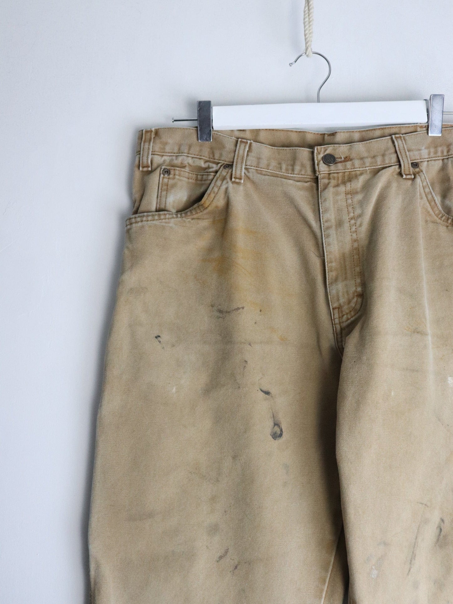 Vintage Dickies Pants Mens 36 x 30 Beige Work Wear from propervintagecanada