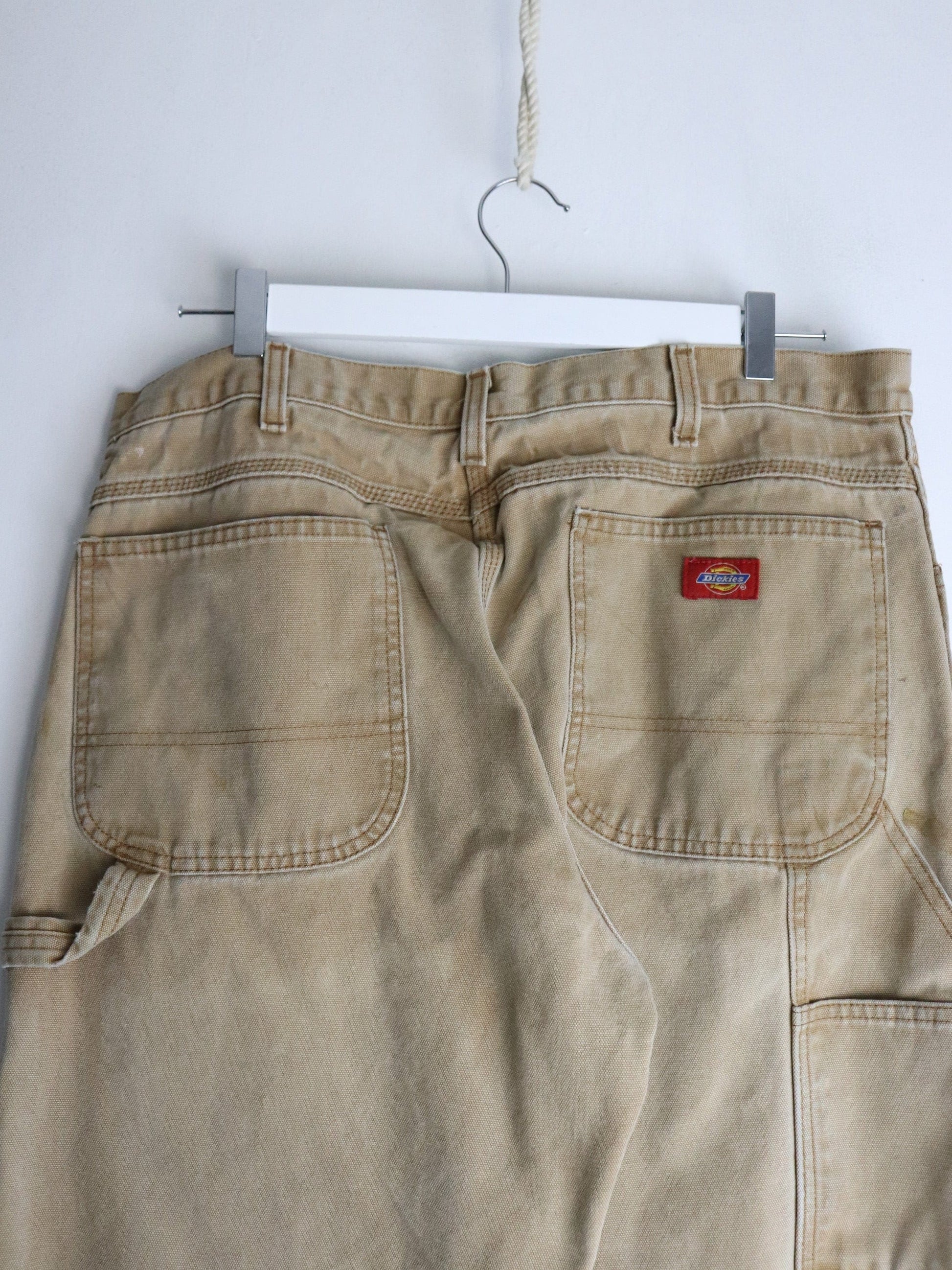 Vintage Dickies Pants Mens 36 x 30 Beige Work Wear from propervintagecanada