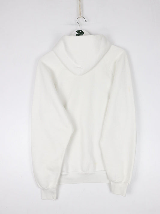 Vintage Discus Athletic Sweatshirt Fits Mens Small WHite Hoodie