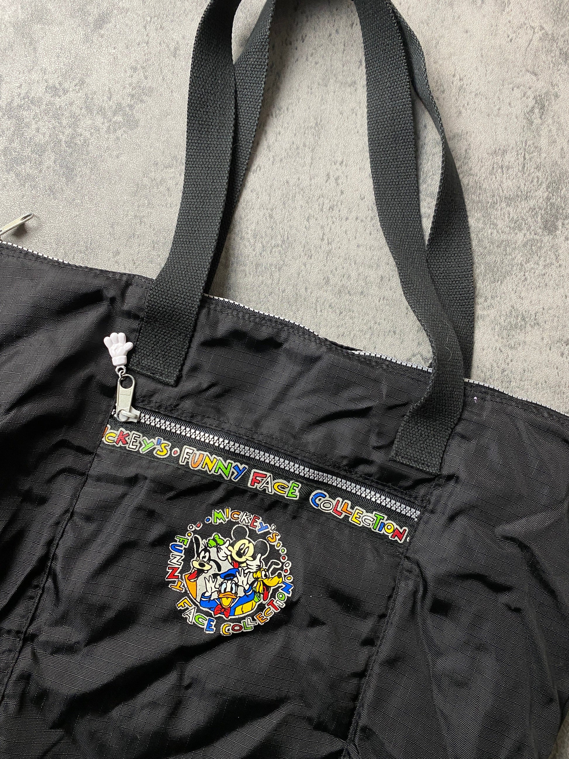 Vintage Disney Bag Black Shoulder Messenger