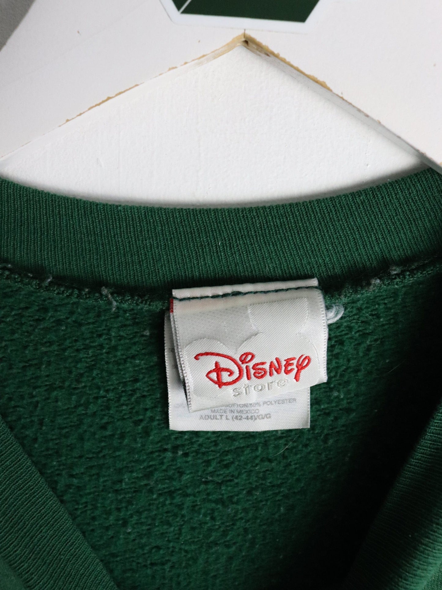 Vintage Disney Sweatshirt Mens Large Green Tigger