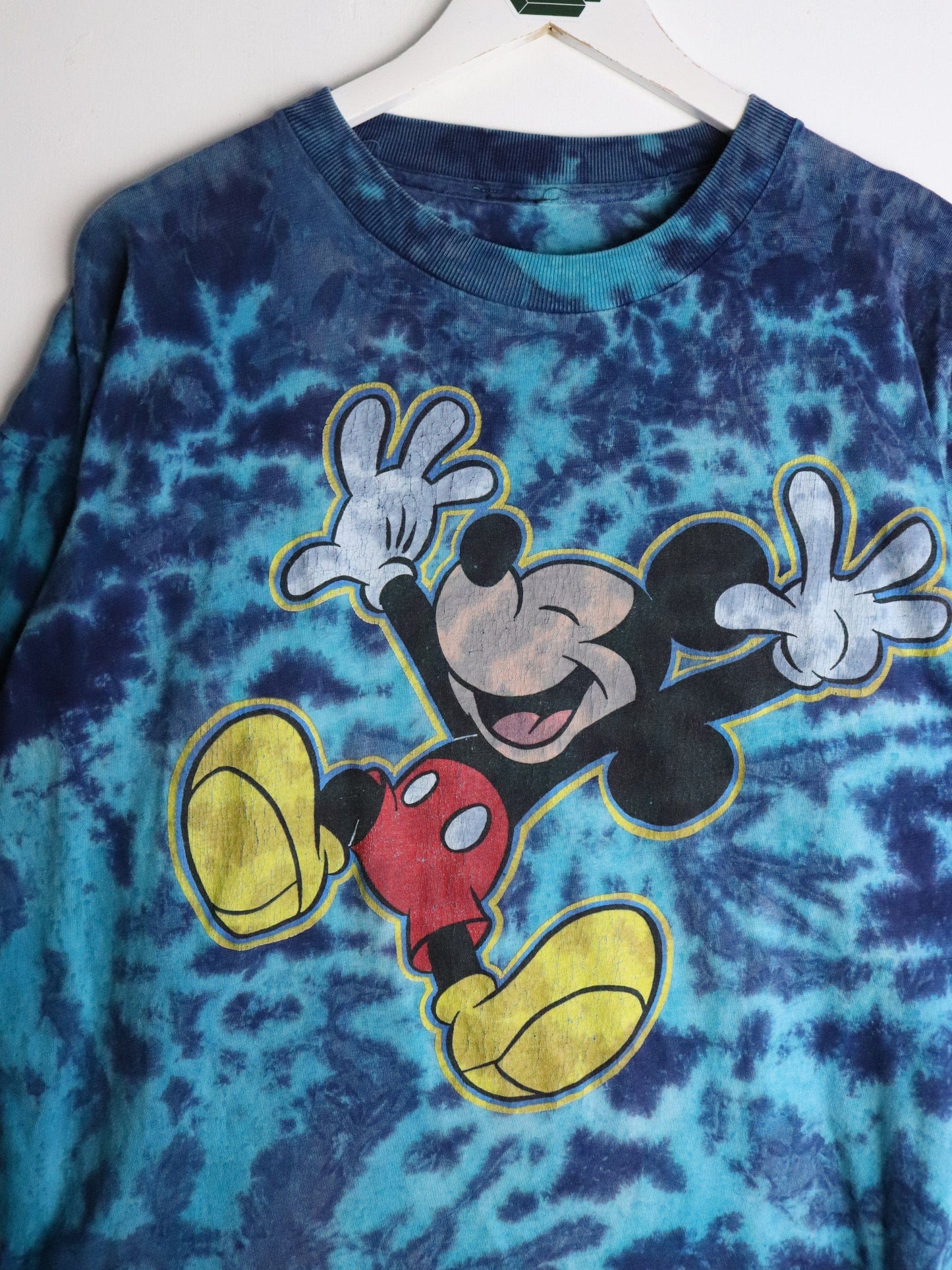 Vintage Disney T Shirt Mens 2XL Blue Mickey Mouse from propervintagecanada