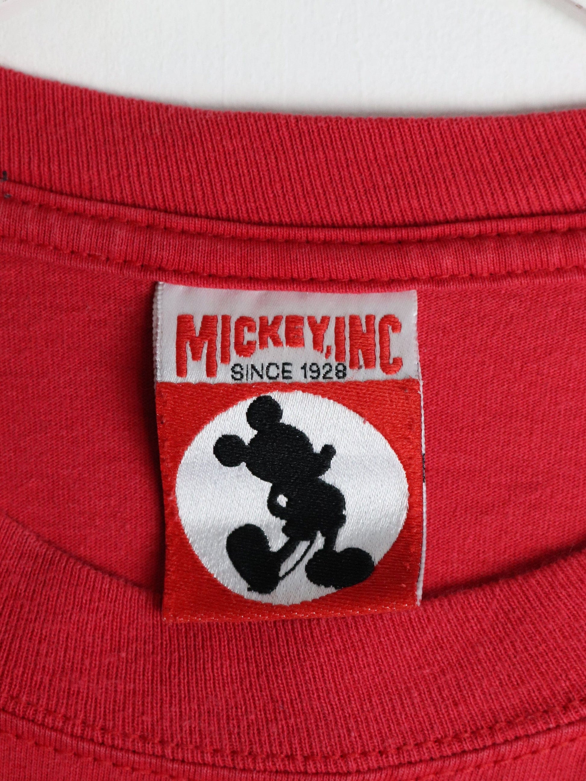 Vintage Disney T Shirt Mens XL Red Mickey Mouse from propervintagecanada