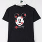 Vintage Disney T Shirt Womens Small Black Rhinestones Mickey Mouse from propervintagecanada