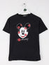 Vintage Disney T Shirt Womens Small Black Rhinestones Mickey Mouse from propervintagecanada