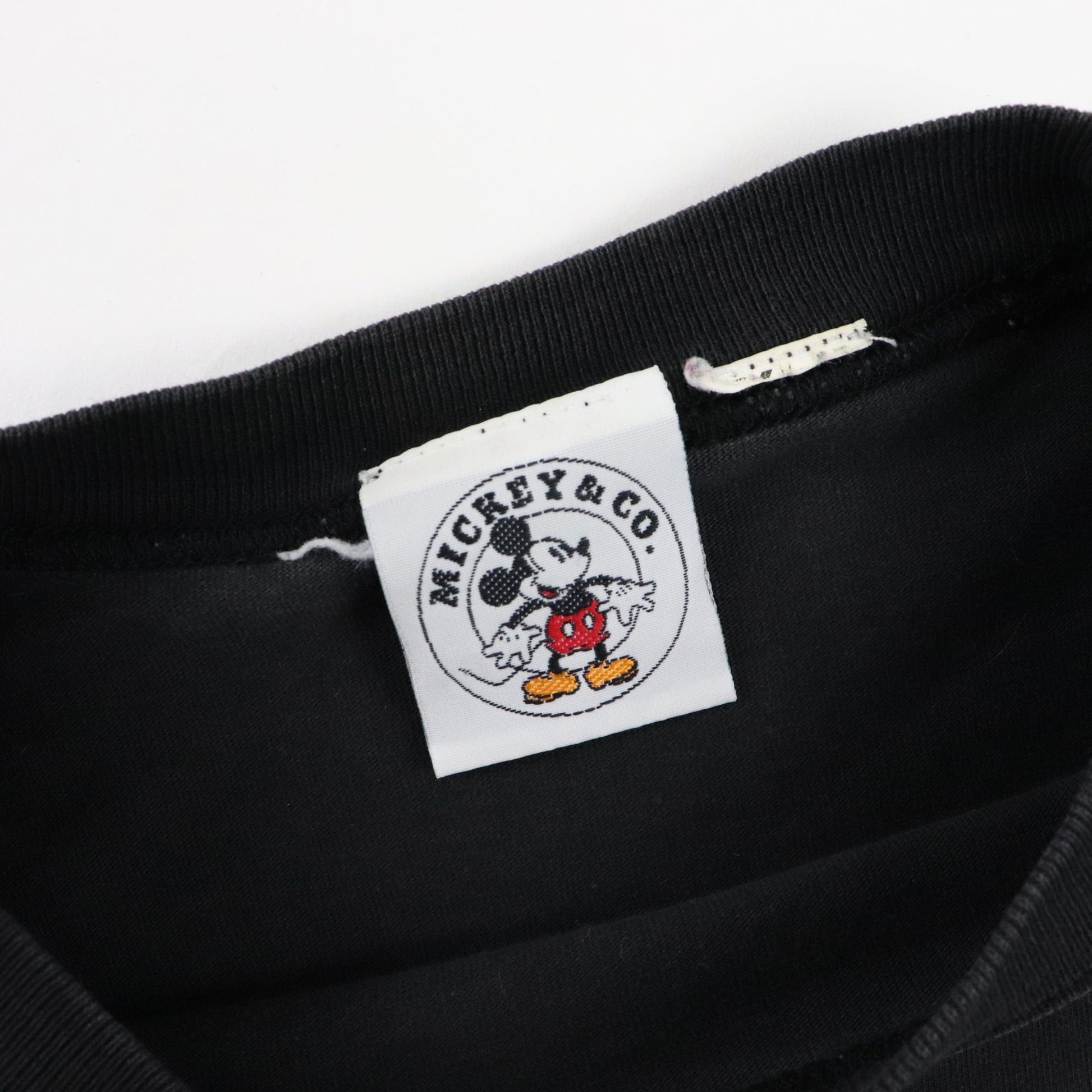 Vintage Disney T Shirt Womens Small Black Rhinestones Mickey Mouse from propervintagecanada