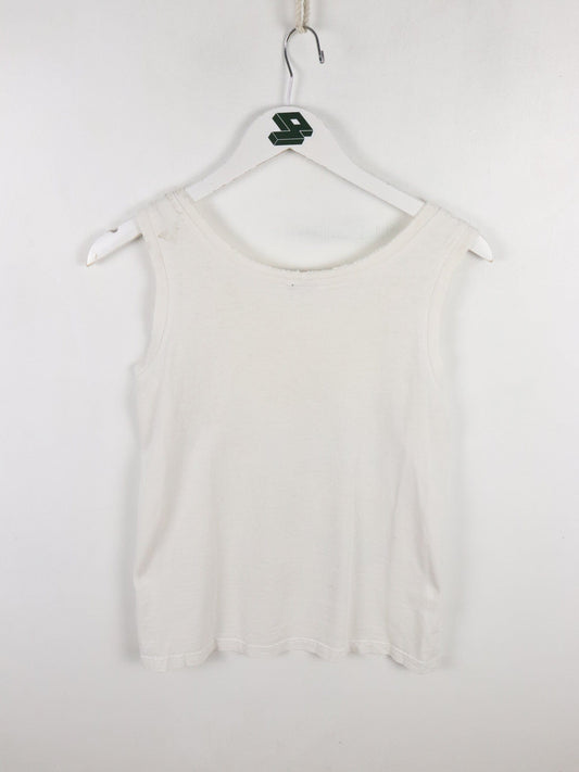 Vintage Disney Tank Top Adult Small White