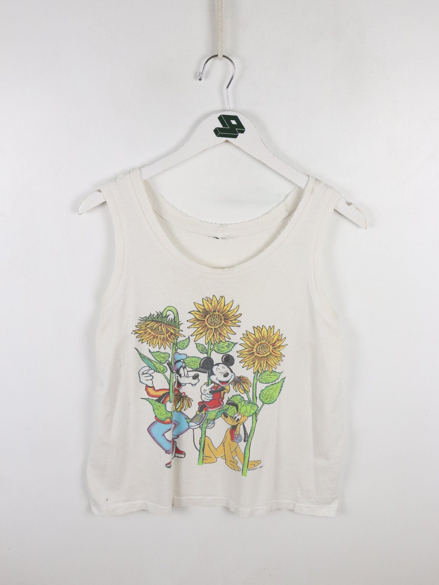 Vintage Disney Tank Top Adult Small White from propervintagecanada