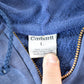 Vintage Distressed Carhartt Full Zip Fleece Lined Hoodie Sweatshirt Men's XL from propervintagecanada