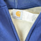 Vintage Distressed Carhartt Full Zip Fleece Lined Hoodie Sweatshirt Vest Men's XL from propervintagecanada