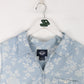 Vintage Dockers Shirt Womens Small Blue Floral Button Up Vest from propervintagecanada