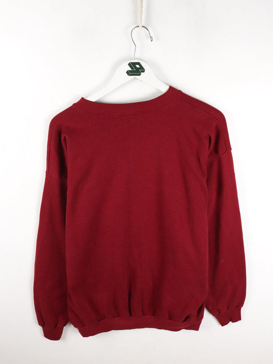 Vintage Dogs Sweatshirt Mens L/XL Red