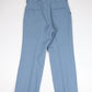 Vintage Dress Pants Mens 36 x 29 Blue Pleated Trousers
