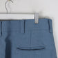Vintage Dress Pants Mens 36 x 29 Blue Pleated Trousers